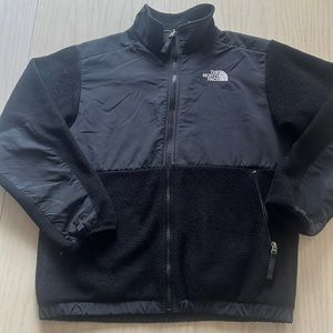 Black boys North-face fleece jacket